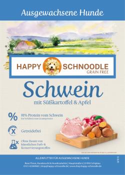 Schwein mit Süßkartoffel und Apfel - GETREIDEFREI