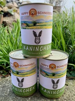 Komplettmenü Kaninchen mit Gemüse und Beeren 400g