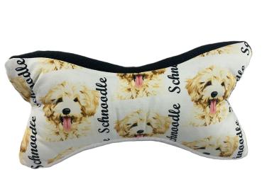 Schnoodle blond - Leseknochen, Nackenkissen, Pflegekissen