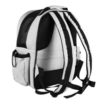 Hunderucksack hellgrau bis ca. 7 kg