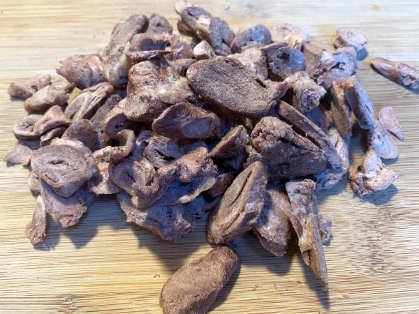 "Cookies Lieblingssnack" Leckere Hühnerherzen gefriergetrocknet