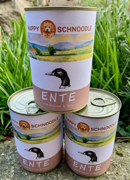Komplettmenü Ente mit Gemüse und Reis 400g