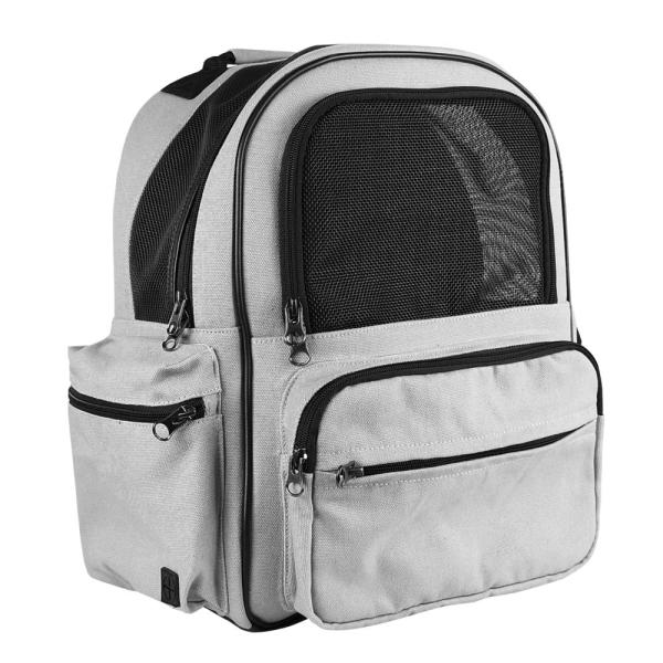 Hunderucksack hellgrau bis ca. 7 kg