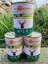 Komplettmenü Wild mit Gemüse und Reis 400g